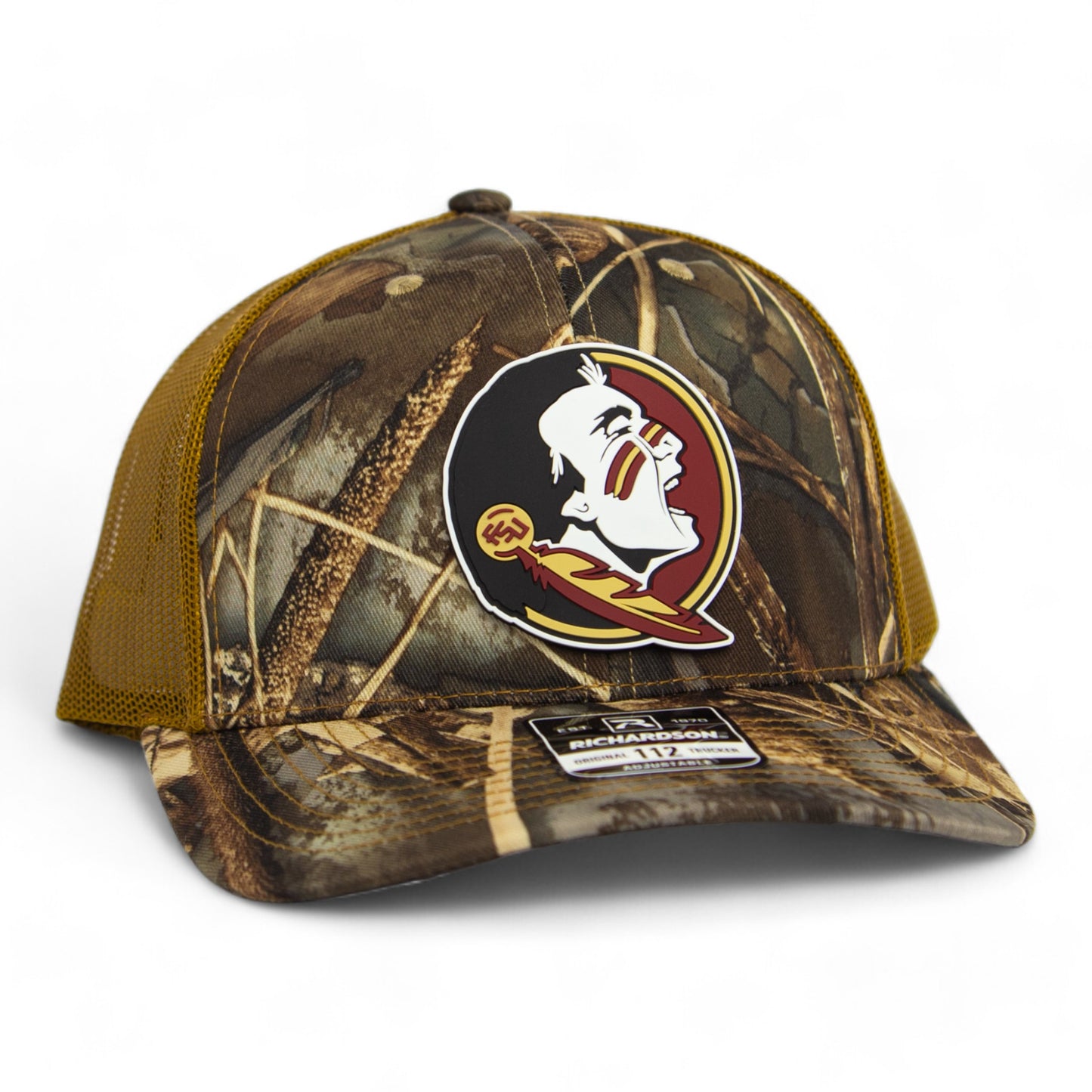 Florida State Seminoles 3D Patterned Snapback Trucker Hat-Realtree Max-7/ Buck