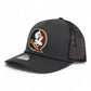FSU Seminoles 2024 Men's College World Series 3D Snapback Trucker Rope Hat- Charcoal