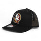 FSU Seminoles 2024 Men's College World Series 3D Snapback Trucker Hat- Black