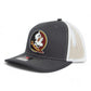 Florida State Seminoles 3D Snapback Trucker Hat- Charcoal/ White