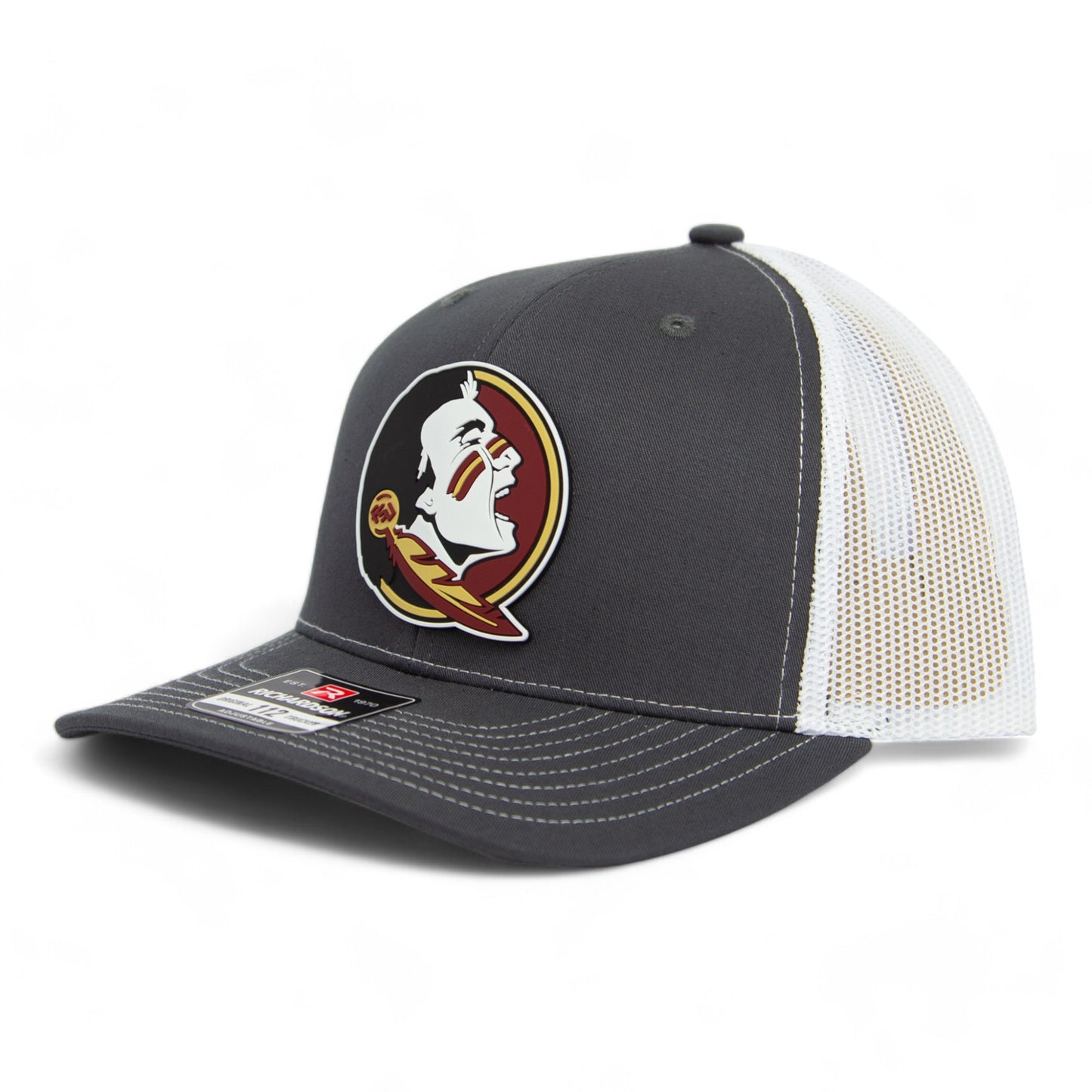 Florida State Seminoles 3D Snapback Trucker Hat- Charcoal/ White