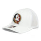 FSU Seminoles 2024 Men's College World Series 3D Snapback Trucker Hat- White