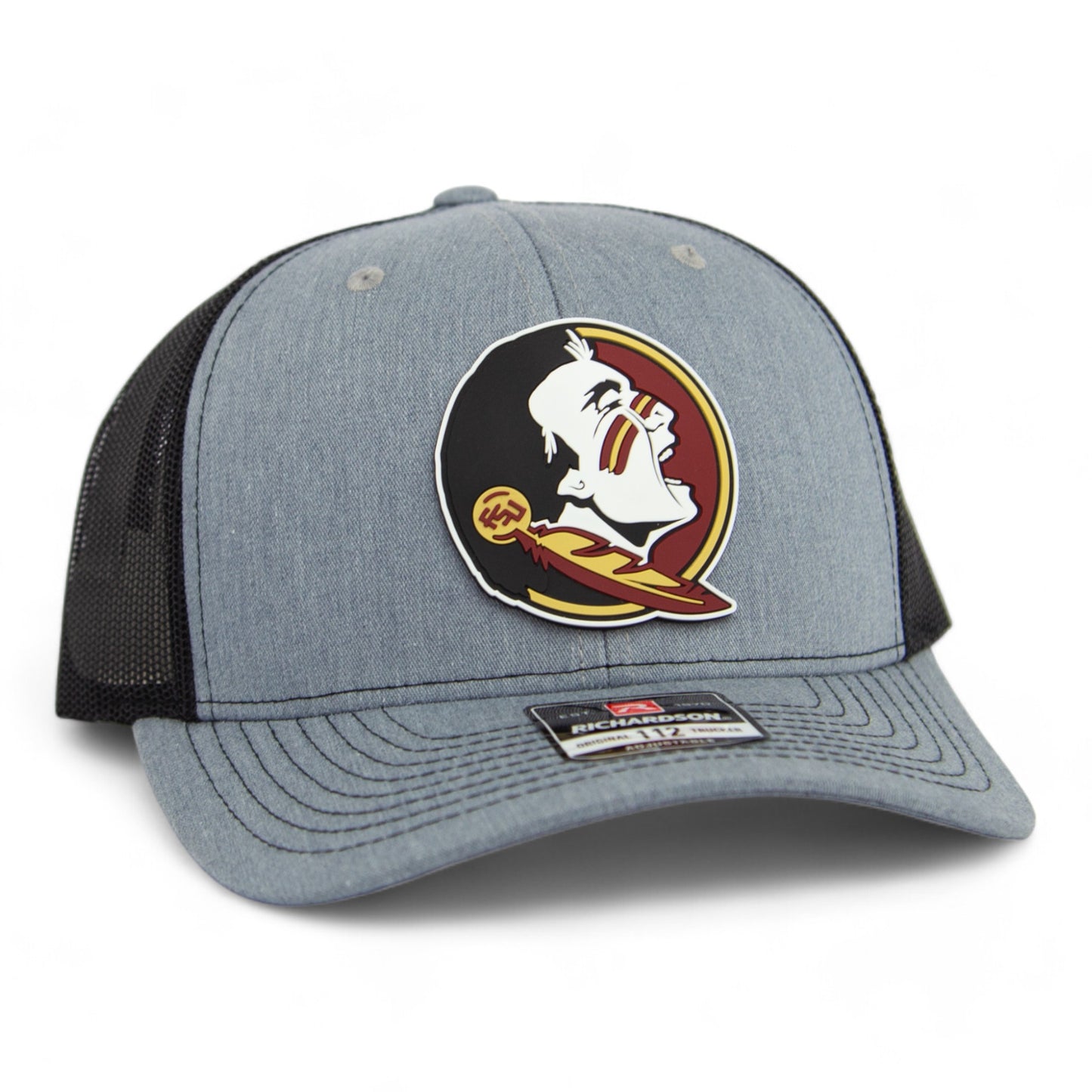 Florida State Seminoles 3D Snapback Trucker Hat- Heather Grey/ Black