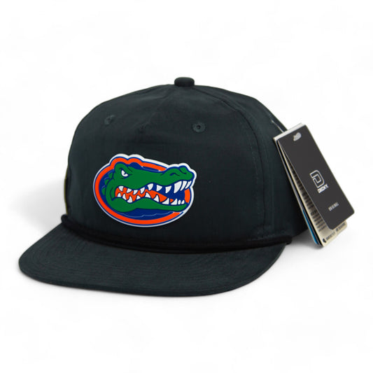 Florida Gators 2024 Men's College World Series 3D Classic Rope Hat- Charcoal/ Black