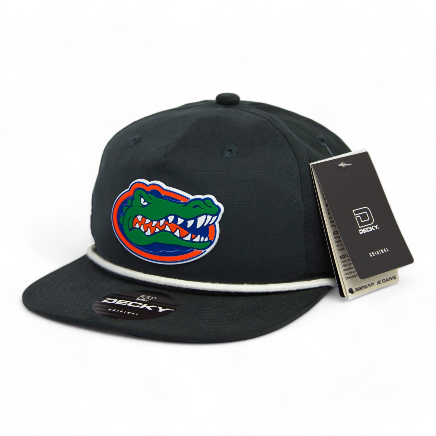 Florida Gators 2024 Men's College World Series 3D Classic Rope Hat- Charcoal/ White