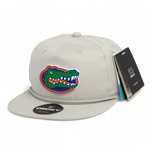 Florida Gators 2024 Men's College World Series 3D Classic Rope Hat- Grey