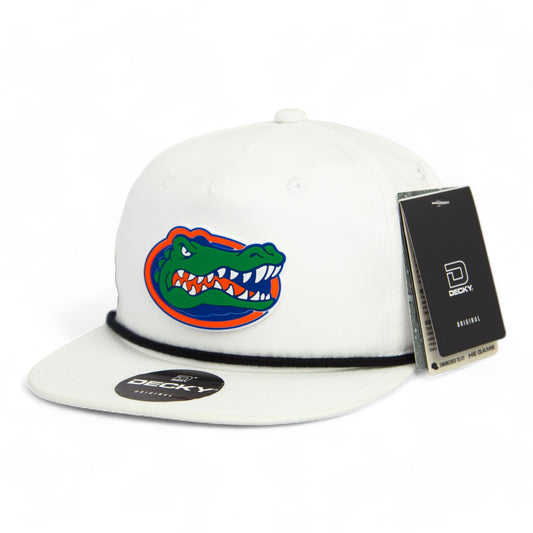 Florida Gators 2024 Men's College World Series 3D Classic Rope Hat- White/ Black