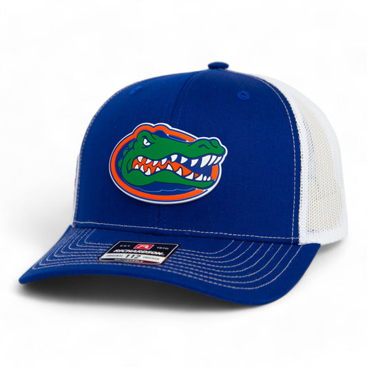 Florida Gators 2024 Men's College World Series Snapback Trucker Hat- Royal/ White