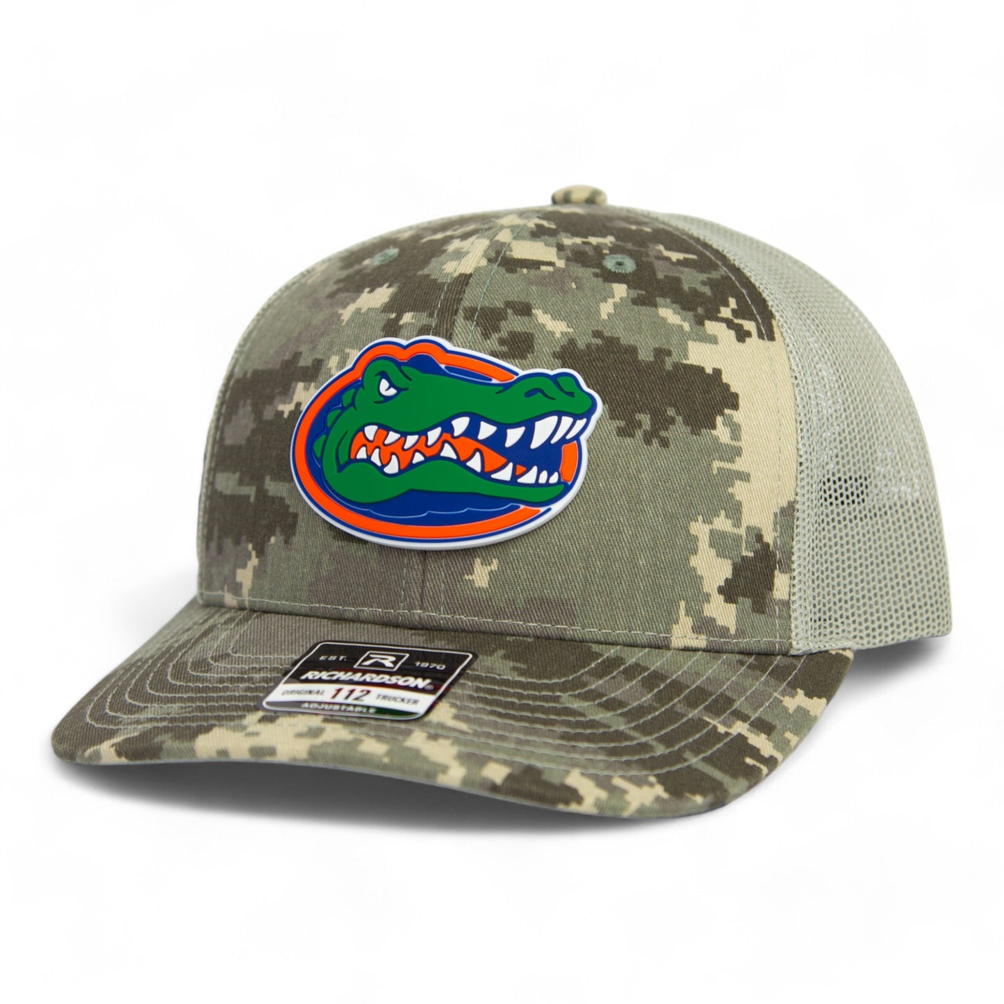 Florida Gators 2024 Men's College World Series Snapback Trucker Hat- Military Digital Camo