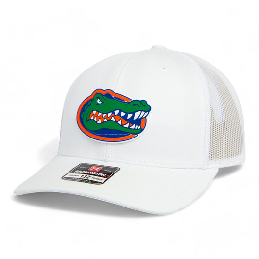 Florida Gators 2024 Men's College World Series Snapback Trucker Hat- White