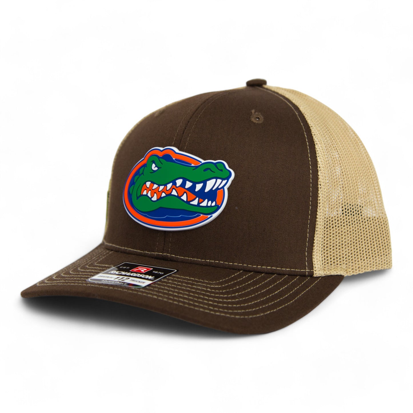 Florida Gators 2024 Men's College World Series Snapback Trucker Hat- Brown/ Tan