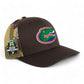 Florida Gators 2024 Men's College World Series Snapback Trucker Hat- Brown/ Desert Camo