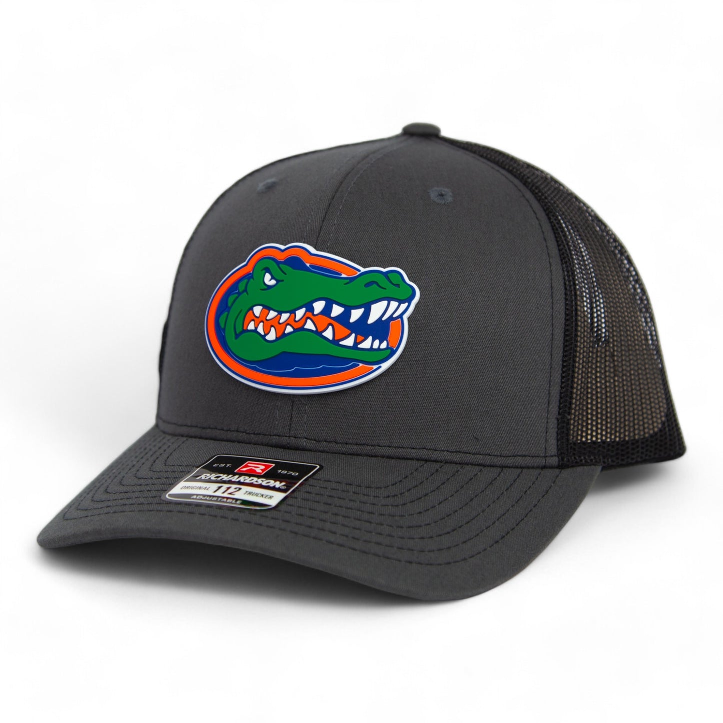 Florida Gators 2024 Men's College World Series Snapback Trucker Hat- Charcoal/ Black