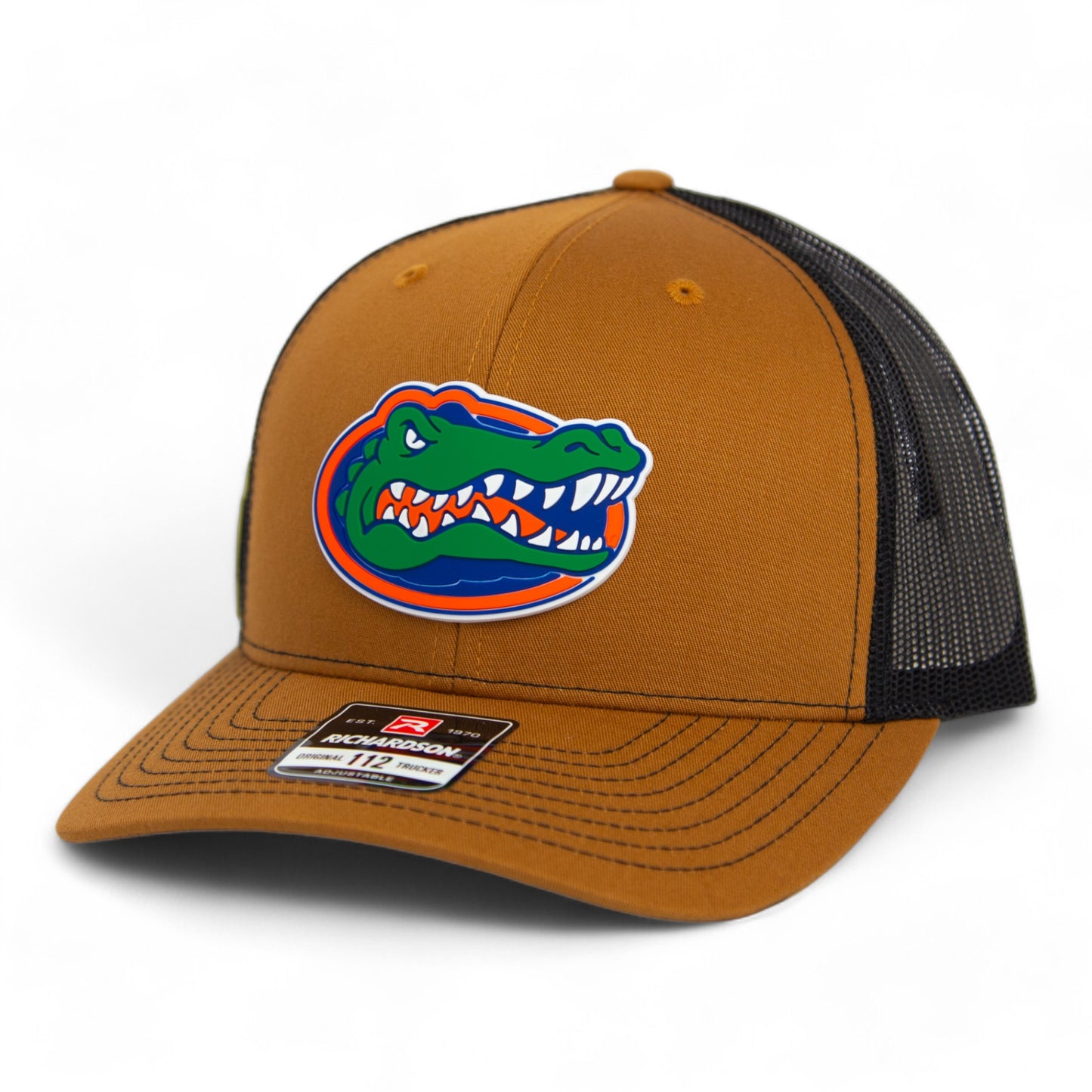 Florida Gators 2024 Men's College World Series Snapback Trucker Hat- Caramel/ Black