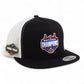 Florida Gators 2025 Final Four National Champions 3D YP Snapback Flat Bill Trucker Hat- Black/ White