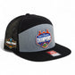 Florida Gators 2025 Final Four National Champions 3D Snapback Seven-Panel Flat Bill Trucker Hat- Heather Grey/ Black
