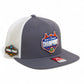 Florida Gators 2025 Final Four National Champions 3D Wool Blend Flat Bill Hat- Charcoal/ White