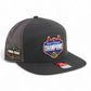 Florida Gators 2025 Final Four National Champions 3D Snapback Seven-Panel Flat Bill Trucker Hat- Charcoal