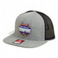 Florida Gators 2025 Basketball National Champions 3D Wool Blend Flat Bill Hat- Heather Grey/ Black