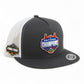 Florida Gators 2025 Final Four National Champions 3D YP Snapback Flat Bill Trucker Hat- Charcoal/ White