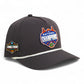 Florida Gators 2025 Final Four National Champions 3D Five Panel Classic Rope Hat- Charcoal/ White