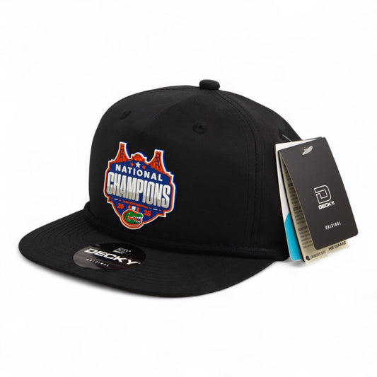 Florida Gators 2025 Final Four National Champions 3D Classic Rope Hat- Black