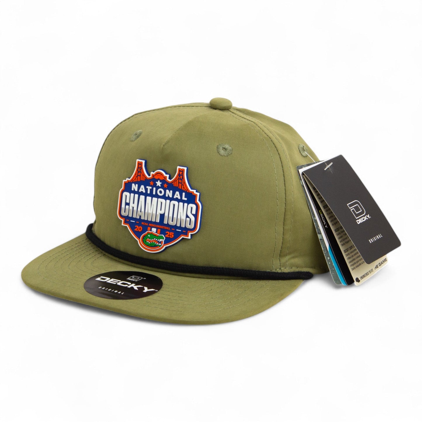 Florida Gators 2025 Final Four National Champions 3D Classic Rope Hat- Loden/ Black