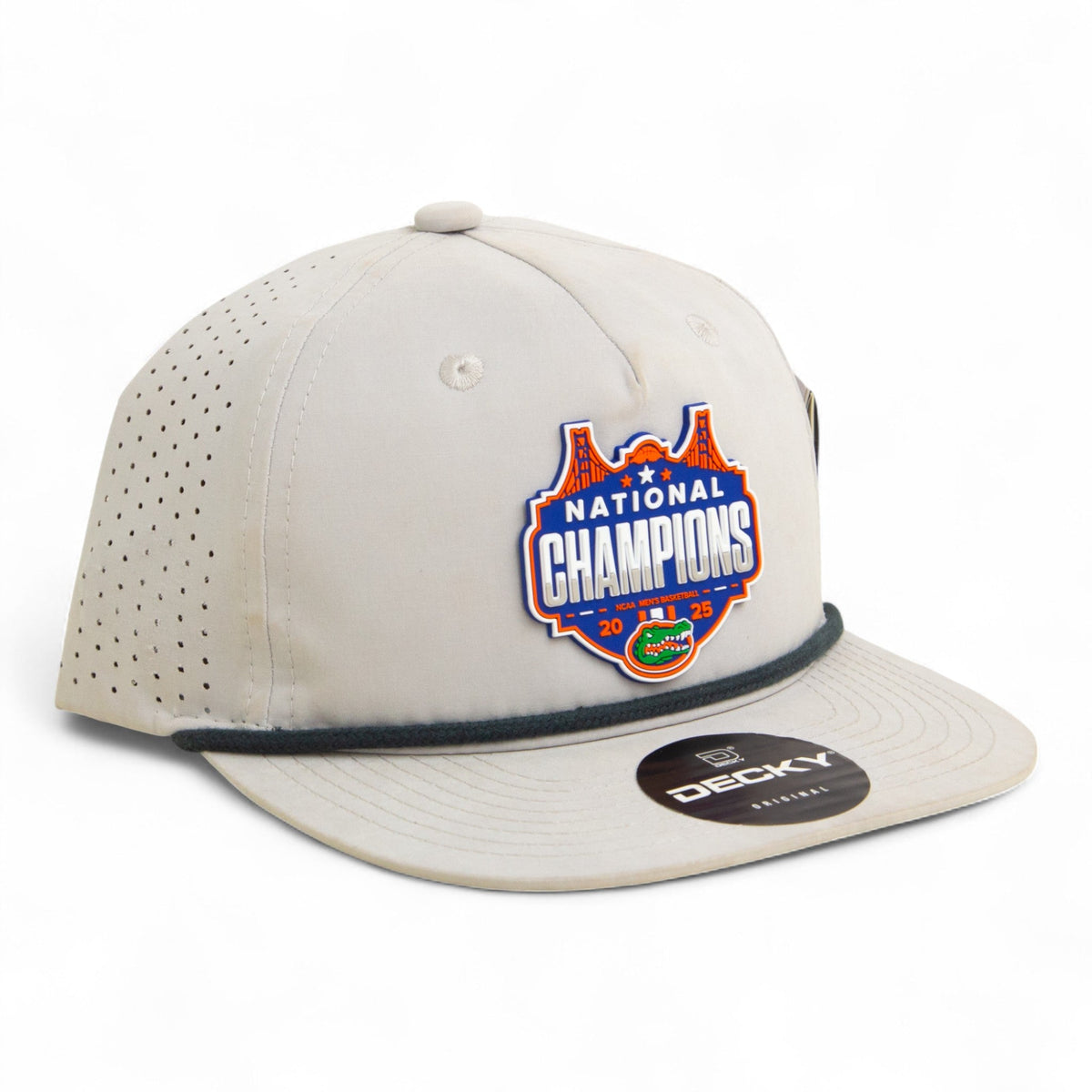 New York Knicks 3D Perforated Rope Hat- Grey/ Charcoal