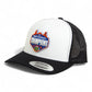 Florida Gators 2025 Basketball National Champions 3D YP Snapback Trucker Hat- White/ Black