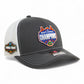 Florida Gators 2025 Final Four National Champions Snapback Trucker Hat- Charcoal/ White