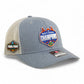 Florida Gators 2025 Final Four National Champions Snapback Trucker Hat- Heather Grey/ Light Grey