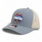 Florida Gators 2025 Basketball National Champions Snapback Trucker Hat- Heather Grey/ Light Grey