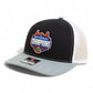 Florida Gators 2025 Final Four National Champions Snapback Trucker Hat- Black/ White/ Heather Grey