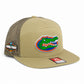 Florida Gators 2025 Final Four 3D Snapback Seven-Panel Flat Bill Trucker Hat- Pale Loden