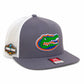 Florida Gators 2025 Final Four 3D Wool Blend Flat Bill Hat- Charcoal/ White