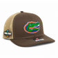 Florida Gators 2025 Final Four 3D Snapback Trucker Hat- Brown/ Tan