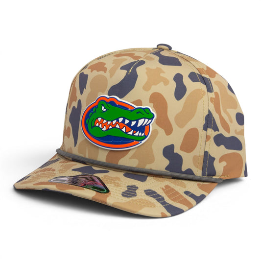 Florida Gators 3D Duck Camo Rope Hat- Canyon