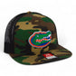 Florida Gators 3D Wool Blend Flat Bill Hat- Army Camo/ Black