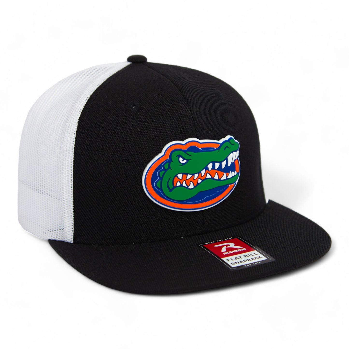 Florida Gators 3D Wool Blend Flat Bill Hat- Black/ White