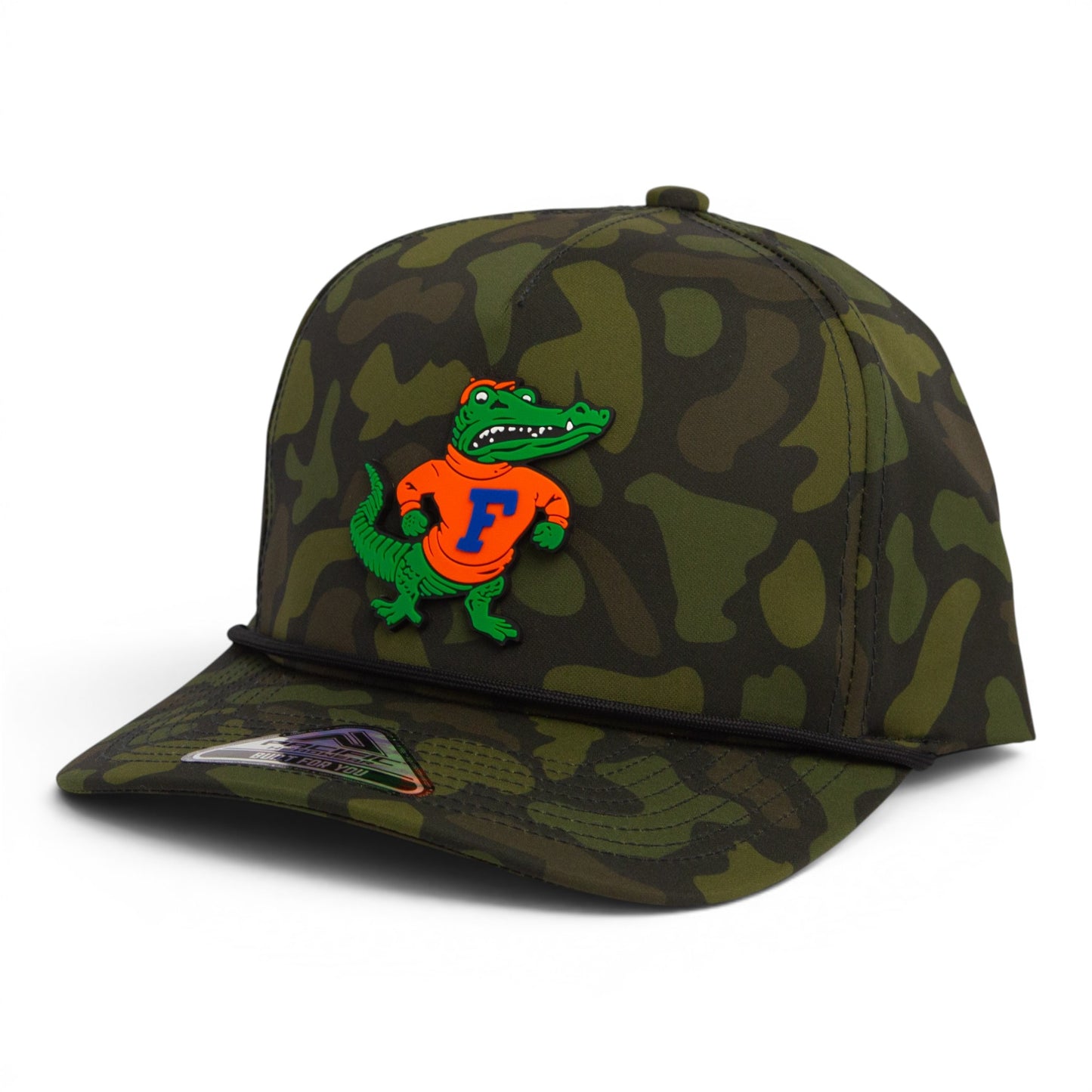 Florida Gators Retro Albert 3D Duck Camo Rope Hat- Woodland