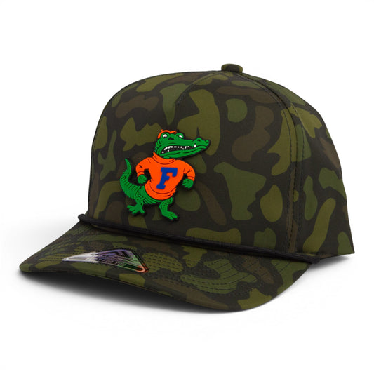 Florida Gators Retro Albert 3D Duck Camo Rope Hat- Woodland