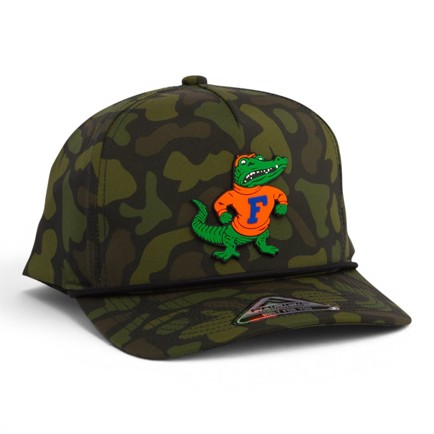 Florida Gators Retro Albert 3D Duck Camo Rope Hat- Woodland