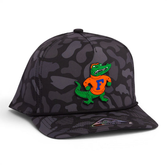 Florida Gators Retro Albert 3D Duck Camo Rope Hat- Blackout