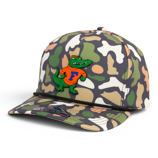 Florida Gators Retro Albert 3D Duck Camo Rope Hat- Bayou