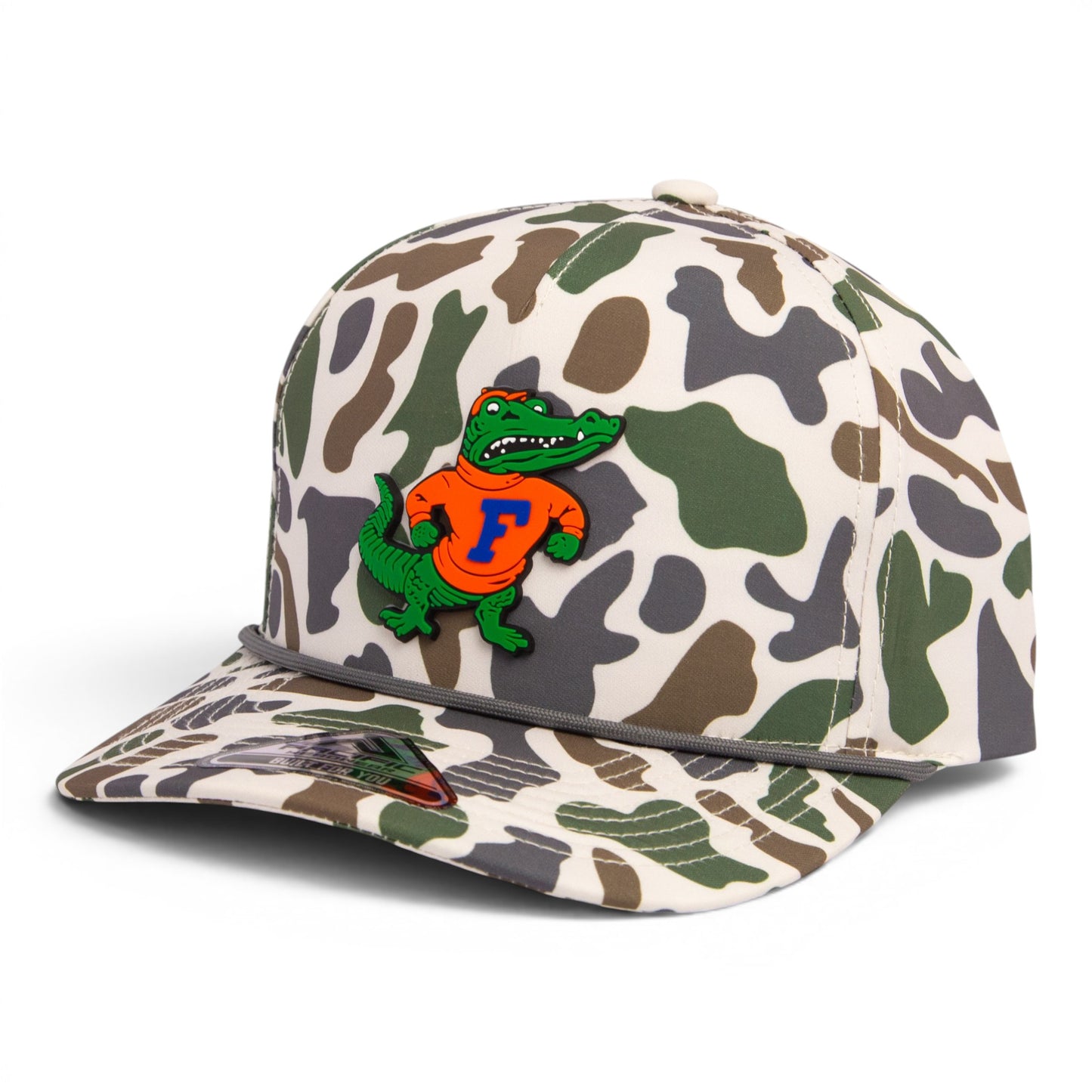 Florida Gators Retro Albert 3D Duck Camo Rope Hat- Timberline