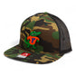 Florida Gators Retro Albert 3D Wool Blend Flat Bill Hat- Army Camo/ Black