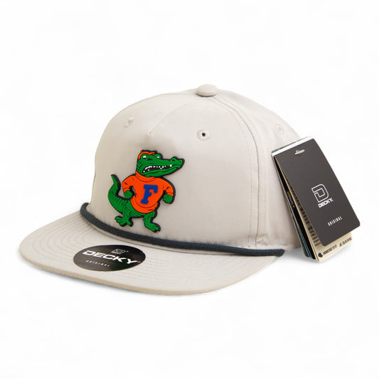 Florida Gators Retro Albert 3D Classic Rope Hat- Grey/ Charcoal