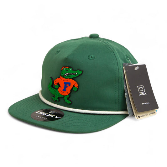 Florida Gators Retro Albert 3D Classic Rope Hat- Forest/ White