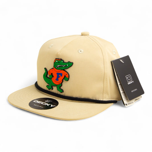 Florida Gators Retro Albert 3D Classic Rope Hat- Birch/ Black
