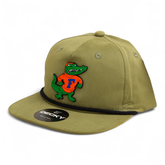 Florida Gators Retro Albert 3D Classic Rope Hat- Loden/ Black